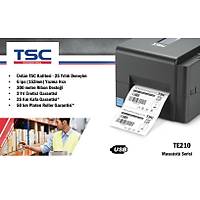 TSC TE200 Termal Transfer Barkod Etiket Yazc