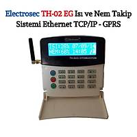 Electrosec TH-02EG 1 Kanal Isı ve Nem Takip Sistemi Ethernet TCP / IP - GPRS Alarm ve Otomasyon Sistemi + 1 Adet Isı Nem Probu +16V Adaptör