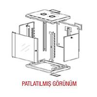 Legend 16u 19 INC Duvar Tip Rack Kabinet 600x600x824mm