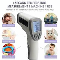 CLOC Temassz Kzltesi Termometre SK-T008 - Hem Vcut hem de Nesne iin - Santigrat ve Fahrenhayt Testi
