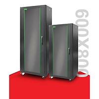 Legend 36u 19 INC Dikili Tip Rack Kabinet 600x800x1780mm Siyah