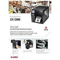Godex ZX1200i 203 DPI / 10 IPS Endüstriyel Barkod Yazýcý 