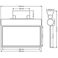 Arsel Sfs Sva Alt SFS24-L-SA Acil k Ynlendirme Armatr ebekeden Yanan 10xF LED