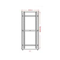 Legend 32u 19 INC Dikili Tip Rack Kabinet 600x1000x1602mm Siyah 