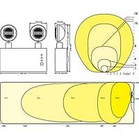 Arsel Versalite LED VSL226/1 Acil Aydnlatma Armatr  Kesintide 60 Dak. Yanan 2X1000 Lmen