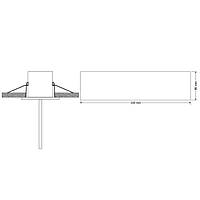 Arsel Arselite AE-2123-L Sva Alt Acil k Ynlendirme Armatr Kesintide 180 Dak. Yanan 500 Lmen LED