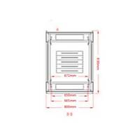 Legend 32u 19 INC Dikili Tip Rack Kabinet 600x1000x1602mm Siyah 