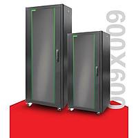 Legend 16U Eco 19 INC Dikili Tip Rack Kabinet 600x600x740mm Siyah