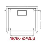  Legend 7u 19 INC Duvar Tip Rack Kabinet 600x450x423mm 