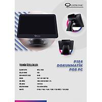  Quatronic P156 J1900 POS PC 15,6'' 4GRAM/64GSSD+VF POS Terminali 