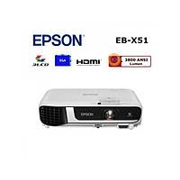  Epson EB-X51 V11H976040 3800 Lmen 1024x768 znrlkl Projeksiyon Cihaz 