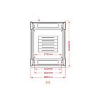  Legend 45u 19 INC Dikili Tip Rack Kabinet 800x1000x2180mm Siyah 