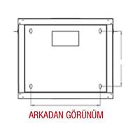 Legend 16u 19 INC Duvar Tip Rack Kabinet 600x600x824mm