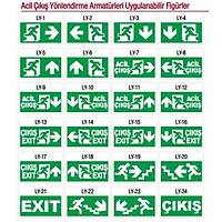 Arsel Sfs Sva Alt SFS24-3-L-SA Acil k Ynlendirme Armatr Srekli ve Kesintide 180 Dak. Yanan 10xF LED