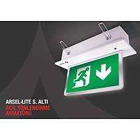 Arsel Arselite AE-2223-L Sva Alt Acil k Ynlendirme Armatr Srekli ve Kesintide 180 Dak. Yanan 500 Lmen LED