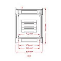 Legend 42U 19 INC Dikili Tip Rack Kabinet 600x600x2047 Siyah 