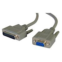S-LINK RS2321.2KB RS232 9 Pin Com To 25 Pin  LPT Paralel Erkek Kablo