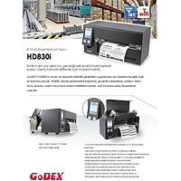 Godex HD830i 300 dpi 4 IPS USB 2.0 Barkod Yazýcý 