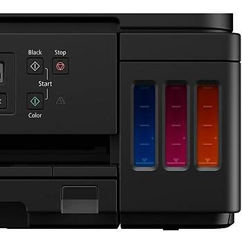Canon G6040 Yazc-Tarayc-Fotokopi WI-FI Renkli Mrekkep Tankl Yazc +2 Siyah Mrekkep Hedi