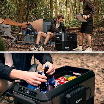 ICECO JP40PRO 12/24Volt 37 Litre Tekerlekli Outdoor Kompresrl Oto Buzdolab/Dondurucu