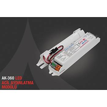 Arsel AK-360-1 LED Lambalar Ýçin Acil Durum Yedekleme Kiti Kesintide 60 Dak. Yanan 3-50 Volt