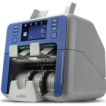Lidix ML-2V Çift Katlı Çift Cıslı Karışık Para Sayma Makinesi