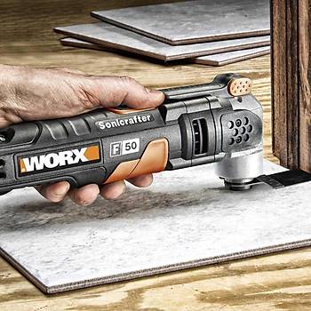 WORX WX681 450Watt Profesyonel ok Amal Devir Ayarl Kesme Raspalama ve Zmpara + 39 Adet Aksesuar
