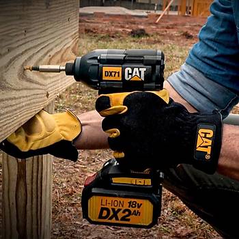 CAT DX71 18Volt 2.0Ah Li-ion ift Akl 215Nm Kmrsz Profesyonel arjl Darbeli Tornavida