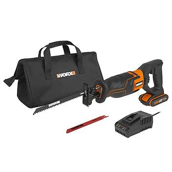 WORX WX500 20Volt 2.0Ah. Li-ion Profesyonel Tilki Kuyruu Testere