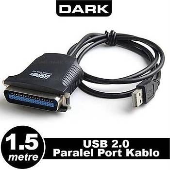 Dark  DK CB USB2XLPT  USB - Paralel Port Dönüştürücü Kablo