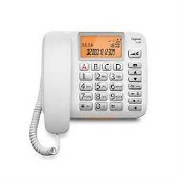 Gigaset DL580 Beyaz Masast Kablolu Telefon Caller ID Handsfree