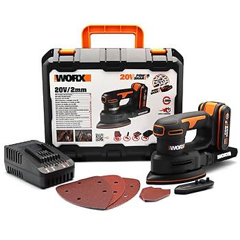 WORX WX822 20Volt 2.0Ah. Li-ion arjl Profesyonel gen Mouse Zmpara