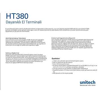 Unitech HT380-NA61UMSG El Terminali