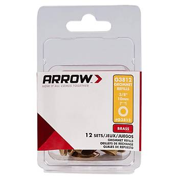 Arrow G3812 10mm Pirinç Kuþgözü Perçin 