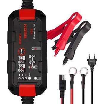 KOBB KBS3500 6V/12V 60Ah Akll Ak arj ve Ak Bakm Cihaz
