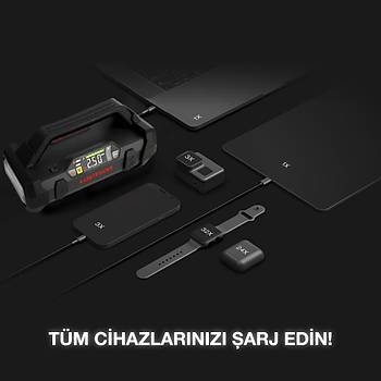 LOKITHOR JA301 12V 2000Amp Li-Polimer Akll Ak Takviye + Pompa + Powerbank + Led Lamba