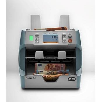 Giesecke+Devrient ProNote 1.5 Banknot Sayma Makinesi, 25 lke Para Birimi Sayar