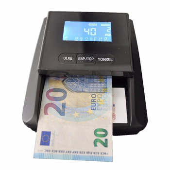 Bill Counter DP-2258 LCD Sahte Para Kontrol Makinesi TL - EURO (Yenilenmiþ)