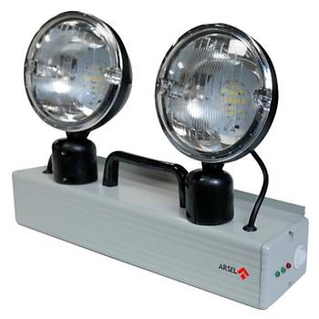 Arsel Versalite-LP VSA-214N (ni-cd) Acil Aydnlatma Armatr Kesintide 180 Dak. Yanan 2x14 Led Lamba