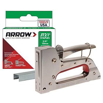 Arrow JT27 6-10mm Mekanik Zýmba Tabancasý + 1000 Adet Zýmba 