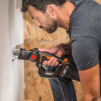 WORX WX550 20Volt 2.0Ah. Li-ion Profesyonel Dekupaj ve Tilki Kuyruu Testere