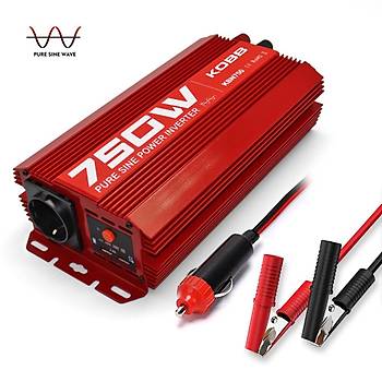 KOBB KBN750 12V/220V 750Watt Tam Sins Dntrc nvertr