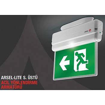 Arsel Dali-Arselite AE-1223-S-DAL Sva st Led'li Acil k Ynlendirme Armatr Srekli ve Kesintide 180 Dak. Yanan 500 Lmen Led