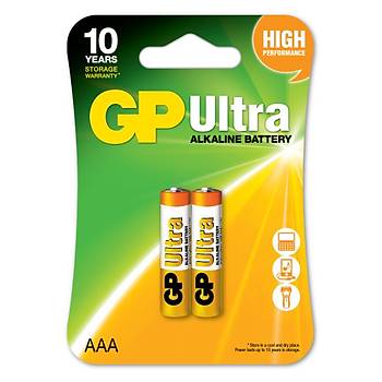 Gp LR03 AAA Boy Ultra Alkalin nce Kalem Pil 2'li Paket GP24AU-2U2