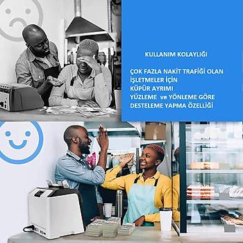Bill Counter AL-955 ift Csl Kark Para Sayma ve Tanma Makinesi 25 lke Paras 