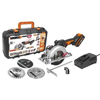 WORX WX531 20Volt 2.0Ah. Li-ion 120mm Kmrsz Profesyonel ok Amal Daire Testere