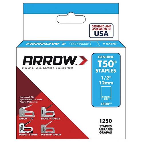 Arrow AR508 12mm 1250 Adet Profesyonel Zýmba Teli 