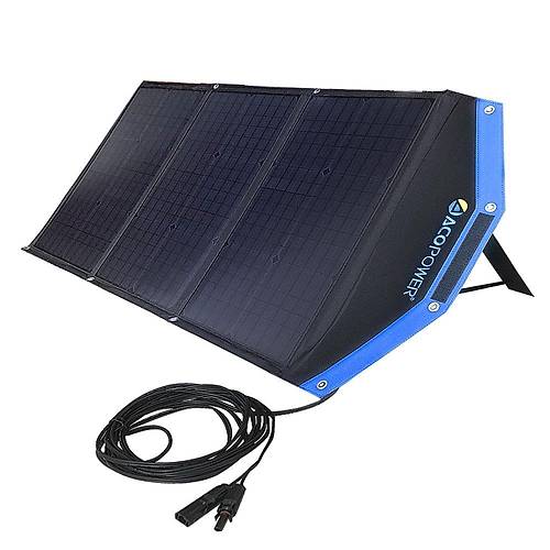 Acopower AP3XSP 3x30Watt Çanta Tipi Katlanabilir Güneþ Enerji Paneli 