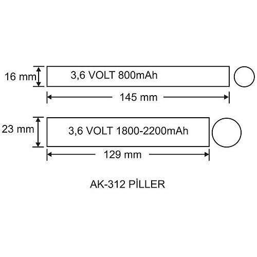 Arsel AK-390-3 LED Lambalar Ýçin Acil Durum Yedekleme Kiti Kesintide 180 Dak. Yanan 50-90 Volt