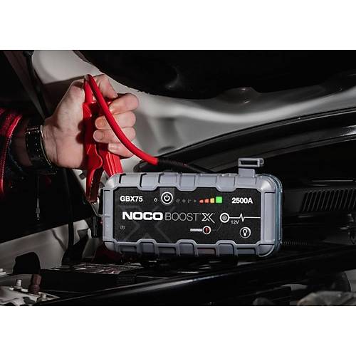 NOCO GBX75 12V 2500Amp Ultrasafe Lityum Akü Takviye + Powerbank + Led Lamba 